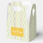 Farbenfrohe Wave Lines Gable Box-Seifenverpackung Geschenkschachtel (Geöffnet)