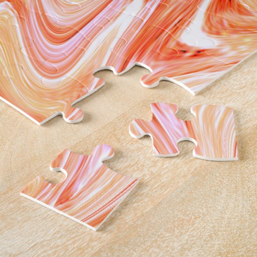 Farbenfrohe Wave Liquid Paint Texture Puzzle (Seite)