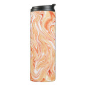 Farbenfrohe Wave Liquid Paint Texture Thermosbecher (Nach links gedreht)