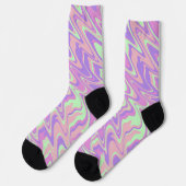 Farbenfrohe Wave Socks Socken (Linkes Detail)