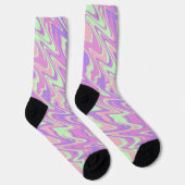 Farbenfrohe Wave Socks Socken (Rechts)