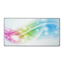 Farbenfrohe Waves Blue Background