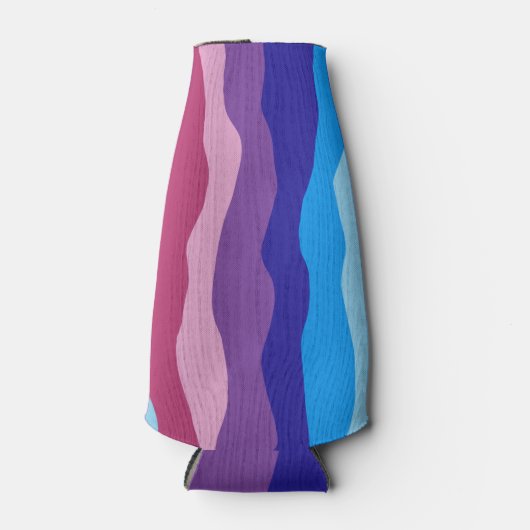 Farbenfrohe Waves Flaschenkühler (Vorderseite)