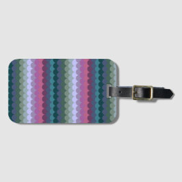 Farbenfrohe Waves Gepäckanhänger