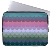 Farbenfrohe Waves Laptopschutzhülle (Vorderseite)