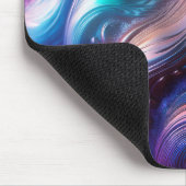 Farbenfrohe Waves Mousepad (Ecke)