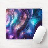Farbenfrohe Waves Mousepad (Mit Mouse)