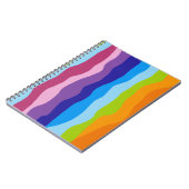 Farbenfrohe Waves Notizblock (Linke Seite)