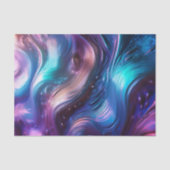 Farbenfrohe Waves Seidenpapier (Vorderseite)