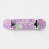 Farbenfrohe Waves Skateboard (Horizontal)