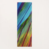 Farbenfrohe Wavy Grafik Yogamatte (Rückseite)