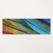 Farbenfrohe Wavy Grafik Yogamatte (Vorderseite (Horizontal))