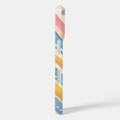 Farbenfrohe Wavy Zickzack Zigzag Case-Mate iPhone Hülle (Rückseite / Rechts)