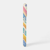 Farbenfrohe Wavy Zickzack Zigzag iPhone 16 Hülle (Rechte Seite)