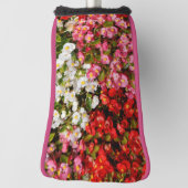 Farbenfrohe Wax Begonias Golf Headcover (Rotieren 90)