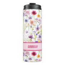 Farbenfrohe weibliche und Girly Spring Wilde Blume