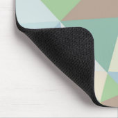 Farbenfrohe weiche Farben Geometrisches modernes M Mousepad (Ecke)