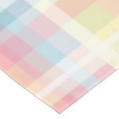 Farbenfrohe weiche Gingham Pattern Tableclout Tischdecke (Schrägansicht)