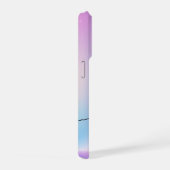 Farbenfrohe, weiche Pastellfarben Gradient Chic Mo iPhone Hülle (Rechte Seite)