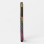 Farbenfrohe weiche Sandwellen Case-Mate iPhone Hülle (Hinten/Links)