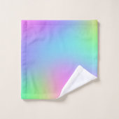 Farbenfrohe weiche Strahlung Badhandtuch Set (Waschlappen)