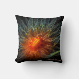 Farbenfrohe Weichkoralle, Marine-Blume Kissen