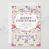 Farbenfrohe Weihnachten (Vorderseite)