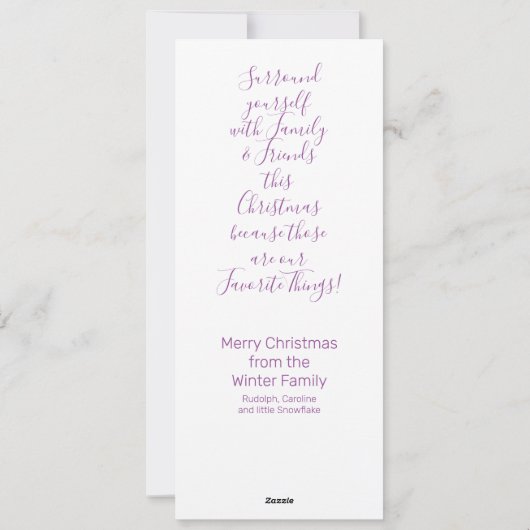 Farbenfrohe Weihnachten - Alles, was Sie lieben (Rückseite)