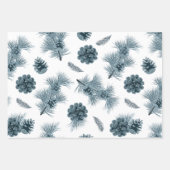 Farbenfrohe Weihnachten - Berry Holiday Pattern Geschenkpapier Set (Vorderseite 2)