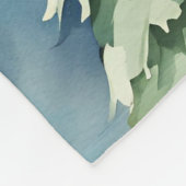 Farbenfrohe Weihnachten Einhorn Custom Fleecedecke (Ecke)