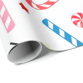 Farbenfrohe Weihnachten Geschenkpapier (Rolleneckpunkt)