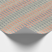 Farbenfrohe Weihnachten Geschenkpapier (Ecke)