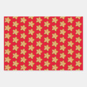 Farbenfrohe Weihnachten Geschenkpapier Set (Vorderseite)