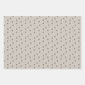 Farbenfrohe Weihnachten Geschenkpapier Set (Vorderseite 3)