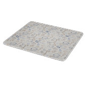 Farbenfrohe Weihnachten Gingerbread Man and Santa Schneidebrett (Ecke)