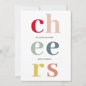 Farbenfrohe Weihnachten | Happy Holidays (Vorderseite)