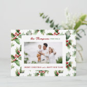 Farbenfrohe Weihnachten Heilige ein Foto (Stehend Vorderseite)