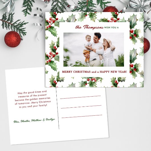 Farbenfrohe Weihnachten Heilige ein Foto