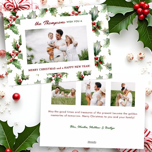 Farbenfrohe Weihnachten Heilige ein Foto