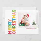 Farbenfrohe Weihnachten Jahr in Review 4 Foto (Vorderseite)