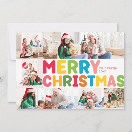 Farbenfrohe Weihnachten Jahr in Review 6 Foto (Vorderseite)