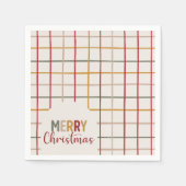 Farbenfrohe Weihnachten Serviette (Vorderseite)