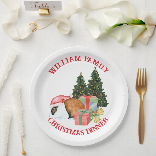 Farbenfrohe Weihnachten Text Niedlich Weihnachten Pappteller (Hochzeit)