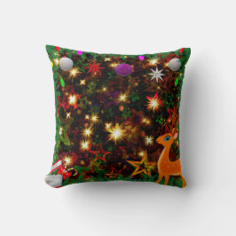 Farbenfrohe Weihnachten- und Neujahrskissen Kissen