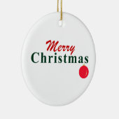 Farbenfrohe Weihnachten und schwindende Rote Ornam Keramik Ornament (Rechts)