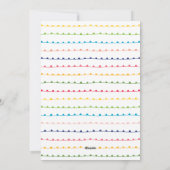 Farbenfrohe Weihnachten Volles Vertikales Foto (Rückseite)