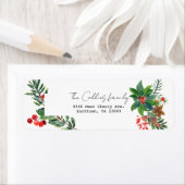 Farbenfrohe Weihnachten Wasserfarbe Holly & Botani (Insitu)