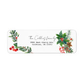 Farbenfrohe Weihnachten Wasserfarbe Holly & Botani (Vorne)