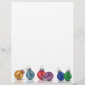 Farbenfrohe Weihnachts-Glitzer-Ornamente (Vorderseite)