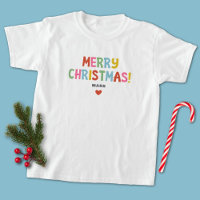 Farbenfrohe Weihnachts-Matching Family Baby